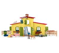 Schleich Coffret ferme éducative 42605 Farm World – 92 pièces avec animaux et accessoires