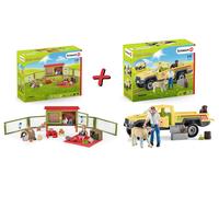 Schleich Ferme World Set Tierarztbesuch sur La Pique-Nique avec des Animaux