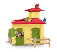 Schleich Figure Farm World Playset Pony Box With Iceland Pony Stallion