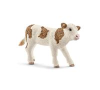 Schleich Figurine 13802 - Animal de la ferme - Veau Simmental