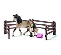 Schleich Figurine 42270 - Cheval - Kit de soin pour chevaux andalous
