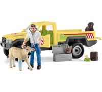 Schleich Figurine Animal Ferme 42503 World Tierarztbesuch sur La Ferme Enfants