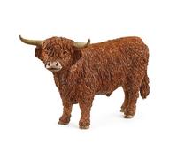 SCHLEICH-Figurine Taureau Highland plastique 13,6x5,8x7,7 cm 3-8 ans