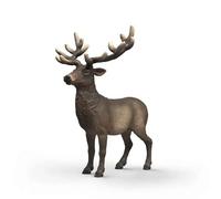 Schleich Wild Life Figurine Wapiti 14992 – détaillée de collection, dès 3 ans, 10×7×12 cm
