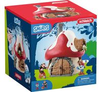 Schleich - Figurines d'animaux, Maison des Schtroumpfs avec 2 figurines ; 20803