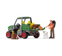 Schleich Garde forestier avec véhicule Set de 46 pièces pour Forestiers