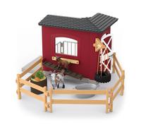 Schleich Jeu de construction Étable pour chèvres FARM WORLD