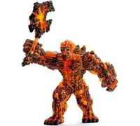 SCHLEICH - Golem de lave avec arme - 42447 - Gamme Eldrador Orange G
