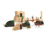 Schleich Set dinosaure 42656 Conquête du Temple des Dinos – 169 pièces, 2 dinos, Flynn