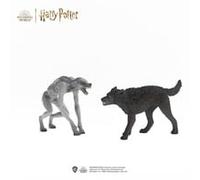 schleich Harry Potter | Loup-Garou vs Animagus 14906 | Figurine de Loup-Garou articulée | Figurines de Collection ou décoration | idée Cadeau pour Enfants dès 6 Ans | Set de 2 pièces