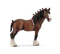 Schleich Figurine Hongre Clydesdale Farm World 13808 – Marron – Dès 3 ans