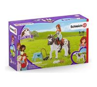 SCHLEICH - Horse Club 42518 - Mia et Spotty - Figurine de Cheval pour Enfant