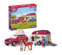 schleich HORSE CLUB - 42535 Horse Adventures with Car and Trailer Horse Play Set