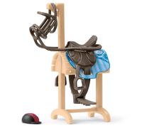 schleich HORSE CLUB Accessoires Chariot Porte selle et brides