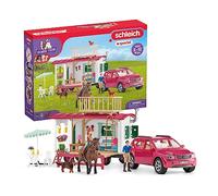 Schleich 72205 Voiture avec Caravane pour Chevaux , dès 5 Ans, Horse Club - Playset, 50 x 36 x 22,5 cm