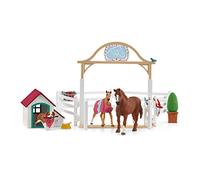 Schleich Figurines Horse Club 42458 - Chevaux invités d'Hannah avec chienne Ruby