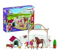 SCHLEICH - Horse Club Chevaux invités d’Hannah avec Chienne Ruby - Fille - 5 ans et plus - Multicolore