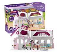Schleich Horse Club | Clinique vétérinaire pour Chevaux 42787 | Coffret Portable avec Box, Rayons X, vétérinaire articulée & Accessoires | Jouet & Cadeau dès 4 Ans | 64 pièces