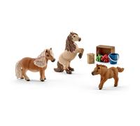 schleich HORSE CLUB Famille de Mini-Shetlands