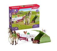 Schleich Horse Club, Horse Toys for Girls and Boys, Sarah's Camping Adventure Ho