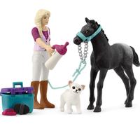 Schleich Horse Club Kit de soins pour poulain avec Sofia 42755