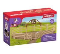 Schleich Pré pour chevaux avec portail 42434 Horse Club – Coffret 10 pièces (dès 5 ans)