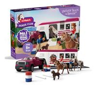 Schleich Camion jumelé avec Grande remorque à Chevaux
