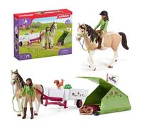 Schleich Horse Club - Sarah et le camping, figurines pour enfants de 5 ans et pl