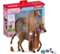 Schleich Horse Club Sofia's Beauties 42582- Jument Pur-Sang Anglaise à coiffer - Figurine Cheval Réaliste avec Crinière Coiffable et Accessoires- pour Garçons et Filles- Cadeau pour Enfants dès 5 Ans