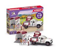 schleich 42704 Vétérinaire mobile avec van, dès 5 ans, HORSE CLUB - coffret, 90 pièces