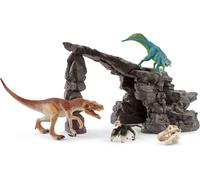 Schleich Jouets Schleich Dinosaure 41461 Set de dinosaures avec grotte Jeux de figurines à collectionner Accessoires et kits de jeu schleichspielsets