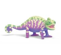 Schleich Figurine L’ÉCOLE des Animaux Magiques Caspar Arc-en-Ciel 14957 – Caméléon réaliste 10x5x6 cm