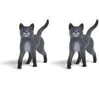 Schleich L’école des Animaux Magiques | Karajan Le Chat 14912 (Lot de 2)