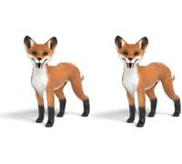 Schleich L’école des Animaux Magiques | Rabbat Le Renard 14908 (Lot de 2)