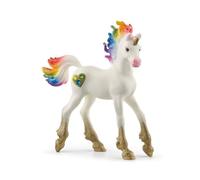 SCHLEICH - Licorne arc-en-ciel, poulain - 70727