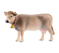 Schleich Figurine Vache Braunvieh Farm World dès 3 ans 4 x 13 x 8 cm
