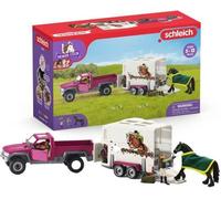 SCHLEICH - Pick-up avec remorque pour chevaux - 42346 - Gamme de produits Horse Club