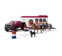 schleich Pick-up et sa grande remorque équestre