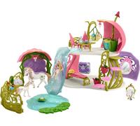 Schleich schleich® bayala® 42445 Maison fleurie scintillante avec licornes, lac et écurie 42445