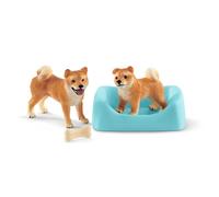 Schleich Shiba Inu Mother and Pup
