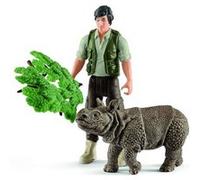 Schleich Starter Set with Ranger and Rhino G