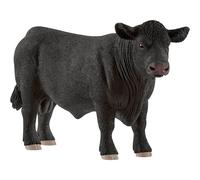 Schleich Figurine de ferme Taureau Black Angus 13879 – Animaux de ferme détaillés, 14 x 4 x 7 cm