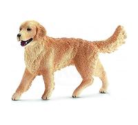 Schleich Vida à la Ferme Chien collecteur doré Femelle - Figurines pour Enfants (Beige/Blanc, garçon/Fille, 20 mm, 75 mm, 50 mm, 1 pièce(s))