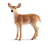 Schleich Wild Life | Biche de Virginie 14819 | Figurine Animale fidèle aux détails | Jouet de Zoo | idée Cadeau pour Filles et garçons | déco de Noël ou Anniversaire | dès 3 Ans | 9 x 4 x 9 cm