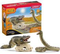 Schleich Wild Life Danger dans le marais, figurine de jeu