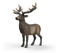 Schleich Wild Life Figurine Wapiti 14992 – détaillée de collection, dès 3 ans, 10×7×12 cm