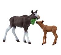 Schleich WILD LIFE Élan Femelle avec Veau, Figurine