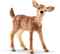 Schleich Wild Life | Faon de Virginie 14820 | Figurine Animale fidèle aux détails | Jouet de Zoo | idée Cadeau pour Filles et garçons | déco de Noël ou Anniversaire | dès 3 Ans | 5 x 2 x 5 cm