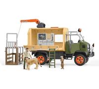 Schleich Wild Life | Gros Camion de Sauvetage d’Animaux 42475 | 45 pièces