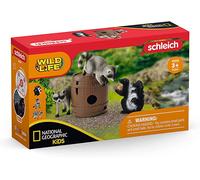 Schleich 42532 Amusement Avec La Noix 3 Figurines Série Animaux Sauvages